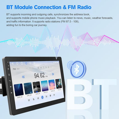 Haudio 10.1” Rotatable Android Car Stereo | Wireless CarPlay